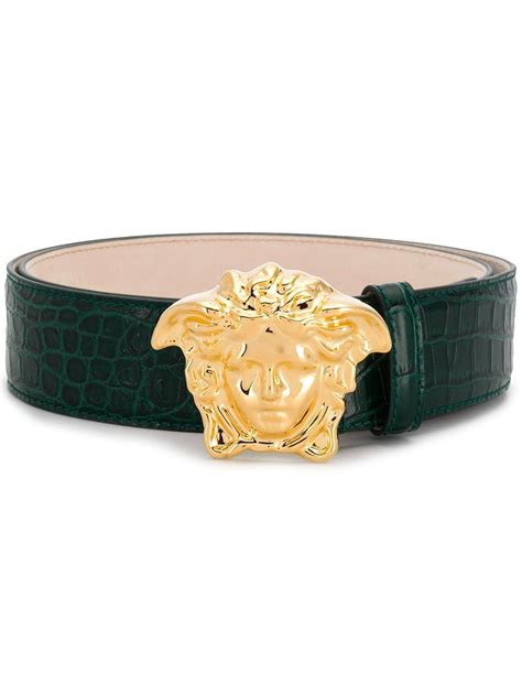 versace buckle low|Versace medusa buckle.